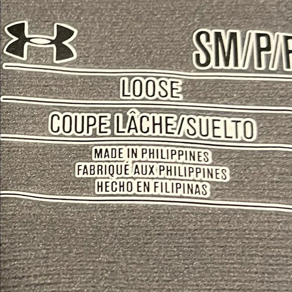 UNDER ARMOUR 1/4 zip gray pullover - Picture 6 of 7